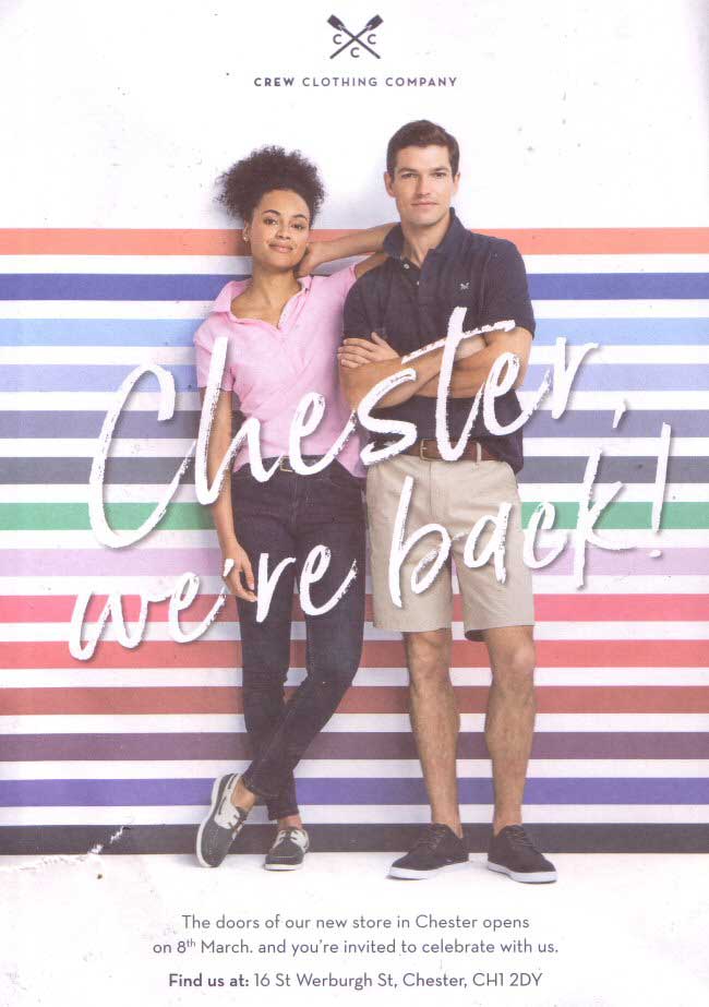 Chestertourist.com - Crewe Clothing St. Werburgh Street Page Four